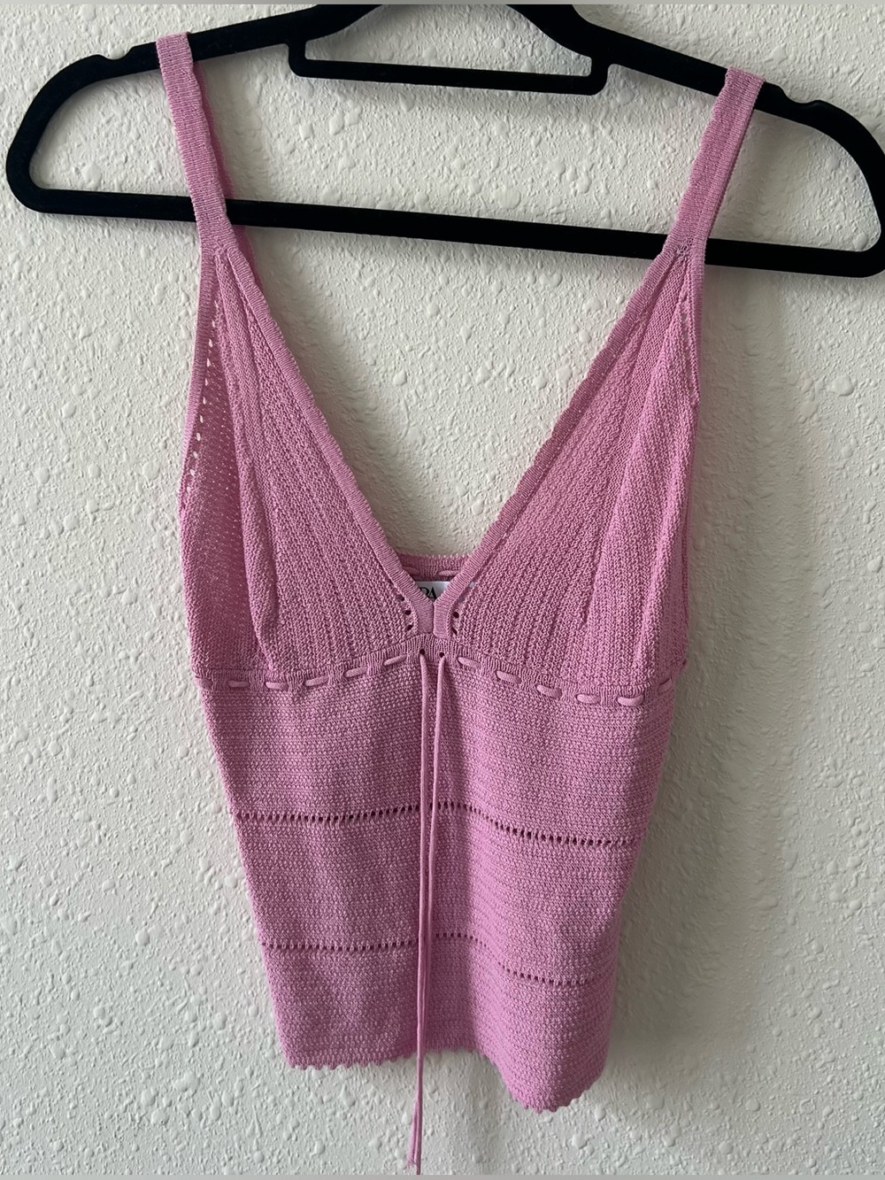 Zara crochet tank